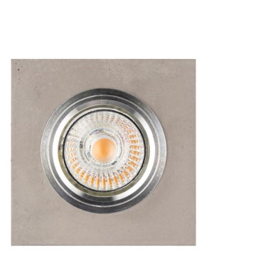 Luminária de embutir LED VITAR 1xGU10/5W/230V CRI 90 concreto