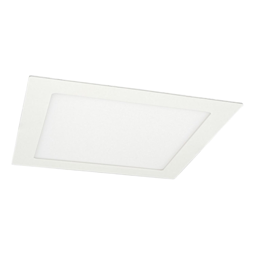Luminária de embutir para casa de banho LED VEGA LED/18W/230V 2800K 22,5 cm IP44 branco neve
