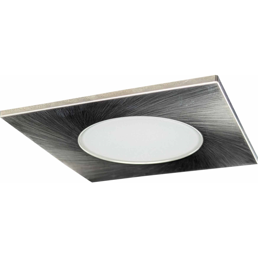 Luminária LED de embutir para casa de banho BONO LED/8W/230V 4000K IP65 cromo mate
