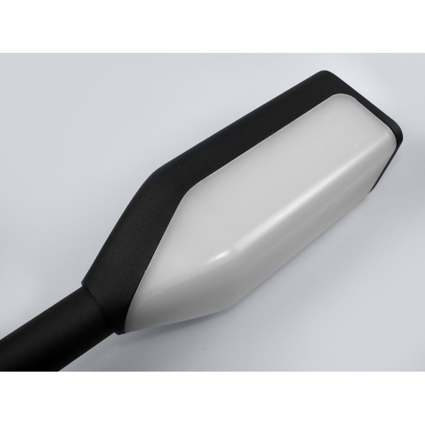 Luminária de exterior LED SAVEN LED/6W/230V 50 cm IP54 preta