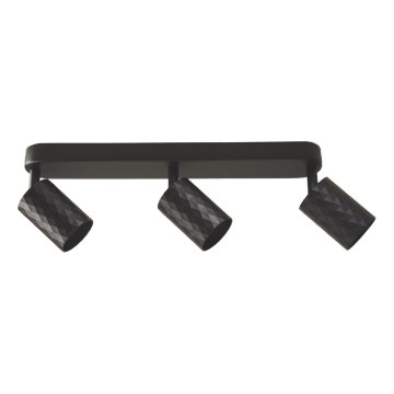 Luminária de focos FAMA 3xGU10/30W/230V preta