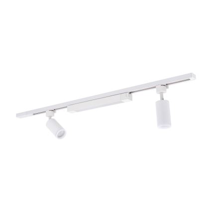 Spot LED para sistema de trilho TRACER 2xGU10/10W/230V + LED/20W 1 m branco