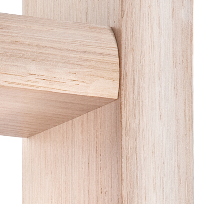 Luminária de parede 1xE27/60W/230V carvalho