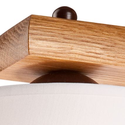 Luminária de parede 1xE27/60W/230V carvalho