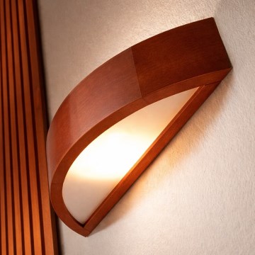 Luminária de parede 1xE27/60W/230V pinho