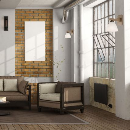 Luminária de parede ADRIANO 1xE27/60W/230V faia