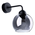 Luminária de parede ALINO 1xE27/60W/230V preta