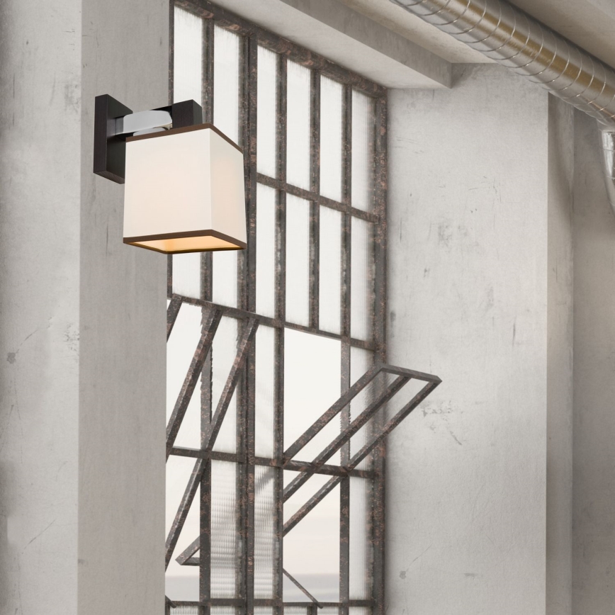 Luminária de parede AMELIA 1xE27/60W/230V faia