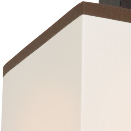 Luminária de parede AMELIA 1xE27/60W/230V faia