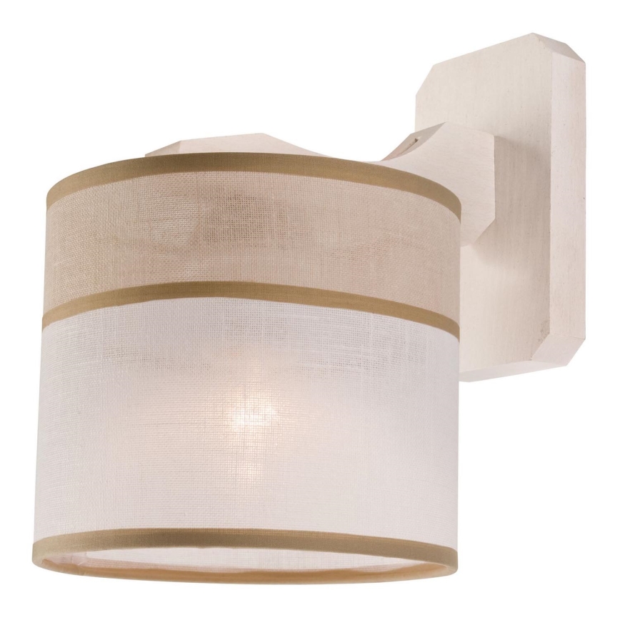 Luminária de parede ANDREA 1xE27/60W/230V faia