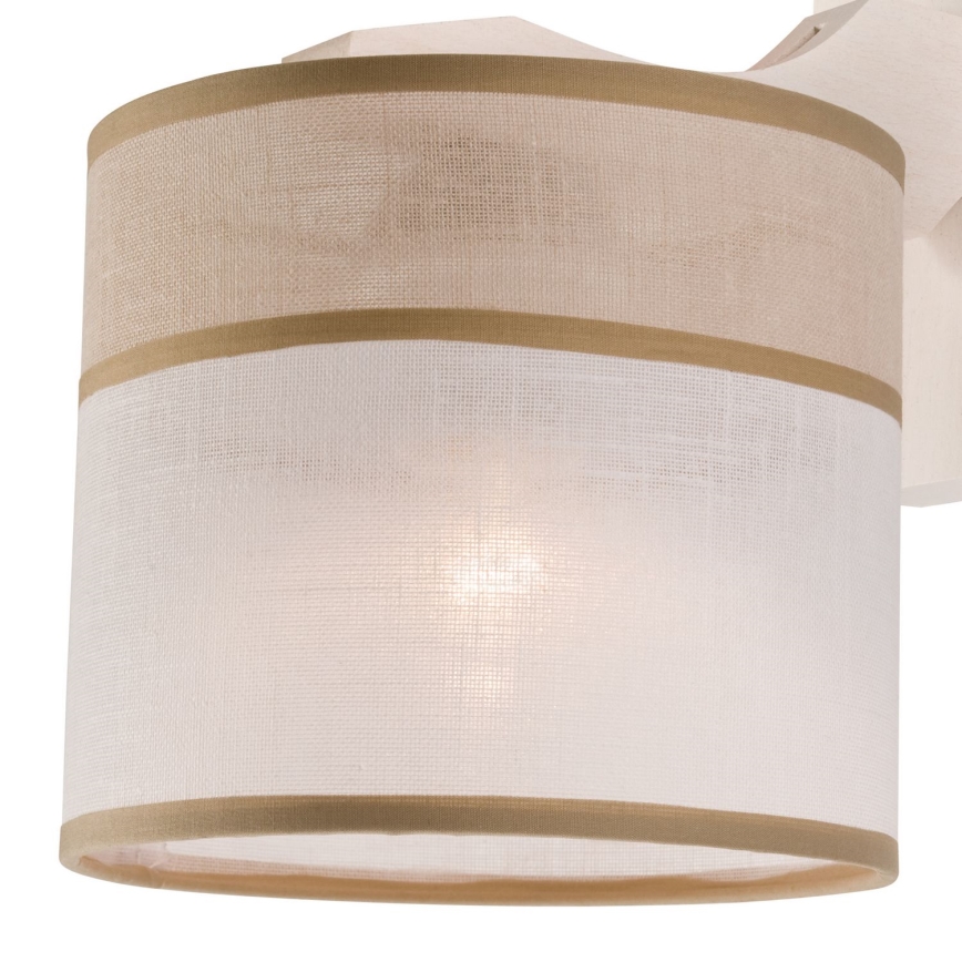 Luminária de parede ANDREA 1xE27/60W/230V faia