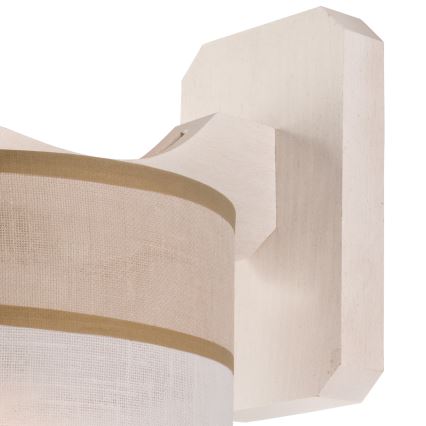 Luminária de parede ANDREA 1xE27/60W/230V faia