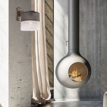 Luminária de parede ANDREA 1xE27/60W/230V faia