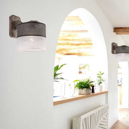 Luminária de parede ANDREA 1xE27/60W/230V faia