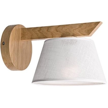 Luminária de parede ANTONIO 1xE14/40W/230V carvalho