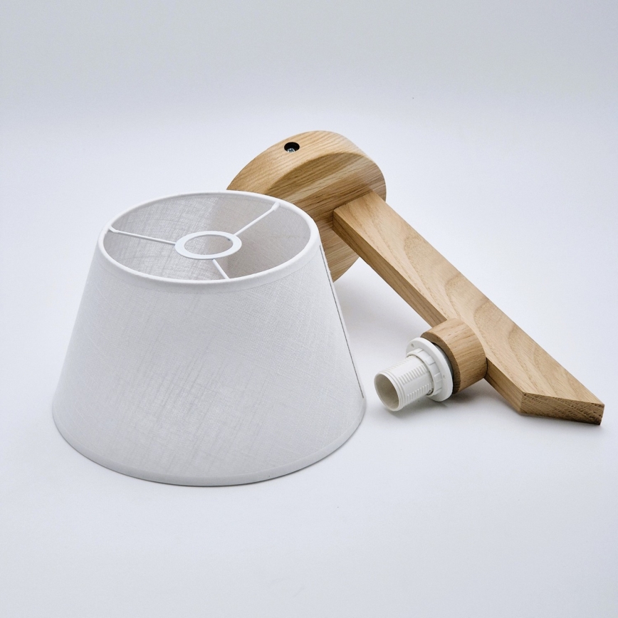 Luminária de parede ANTONIO 1xE14/40W/230V carvalho