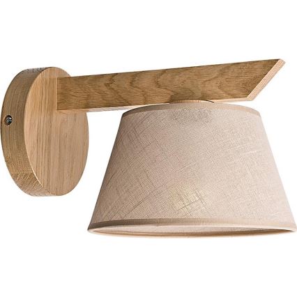 Luminária de parede ANTONIO 1xE14/40W/230V carvalho