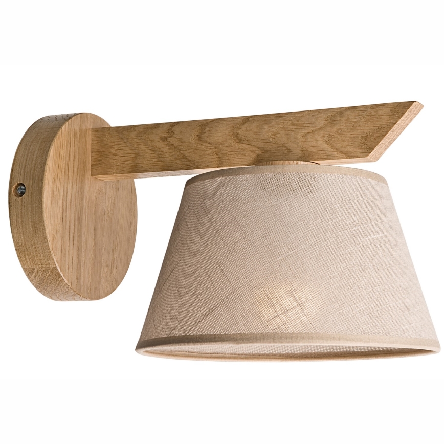 Luminária de parede ANTONIO 1xE14/40W/230V carvalho