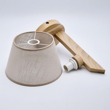 Luminária de parede ANTONIO 1xE14/40W/230V carvalho