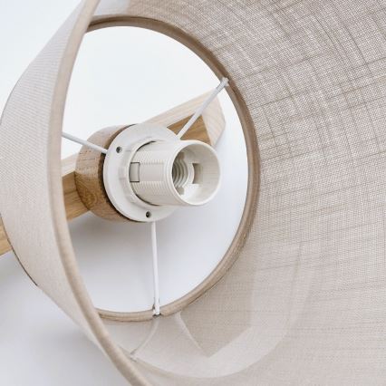 Luminária de parede ANTONIO 1xE14/40W/230V carvalho