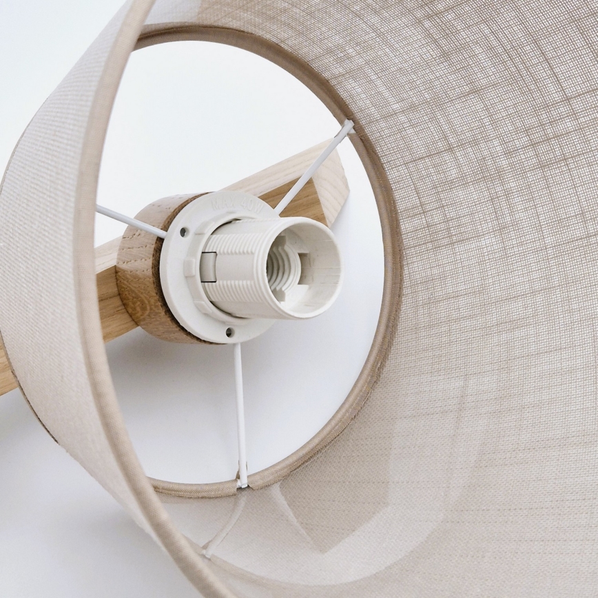 Luminária de parede ANTONIO 1xE14/40W/230V carvalho