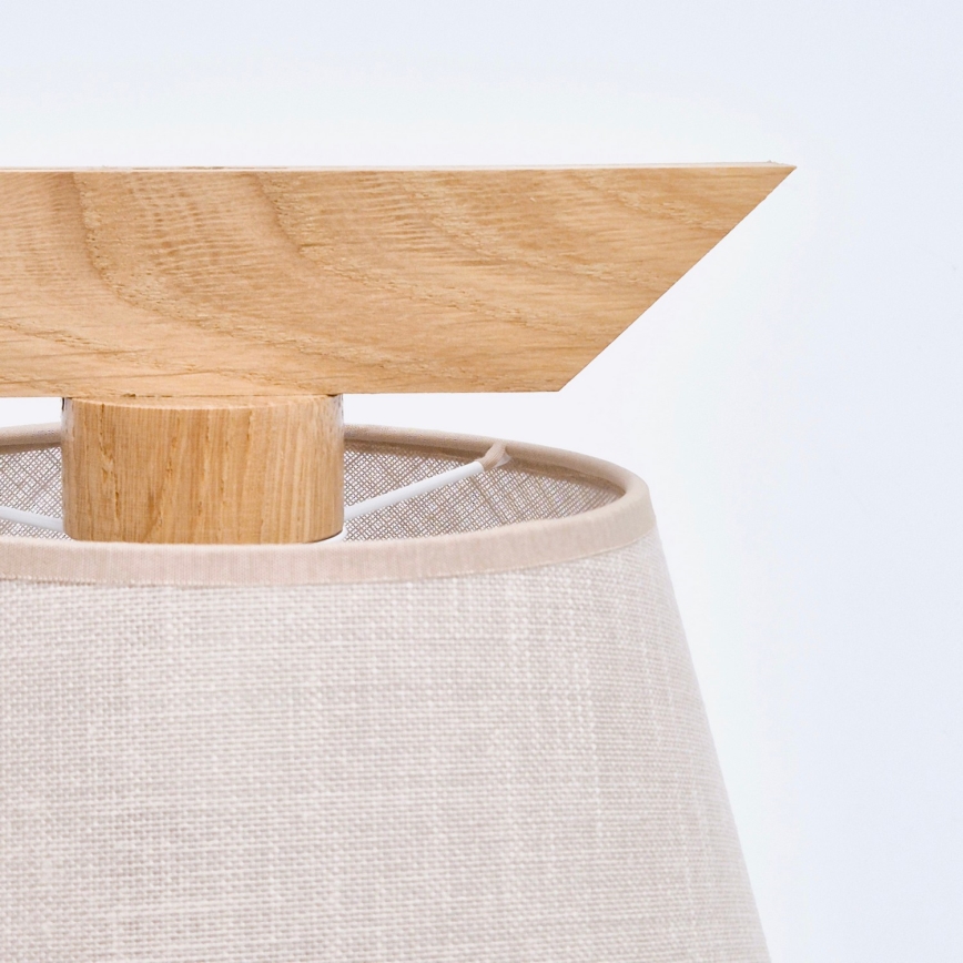 Luminária de parede ANTONIO 1xE14/40W/230V carvalho