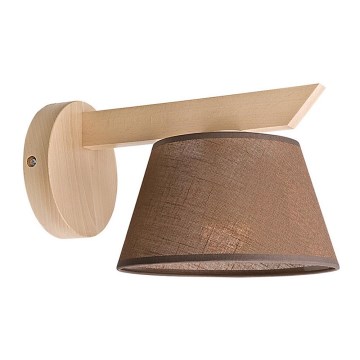 Luminária de parede ANTONIO 1xE14/40W/230V faia