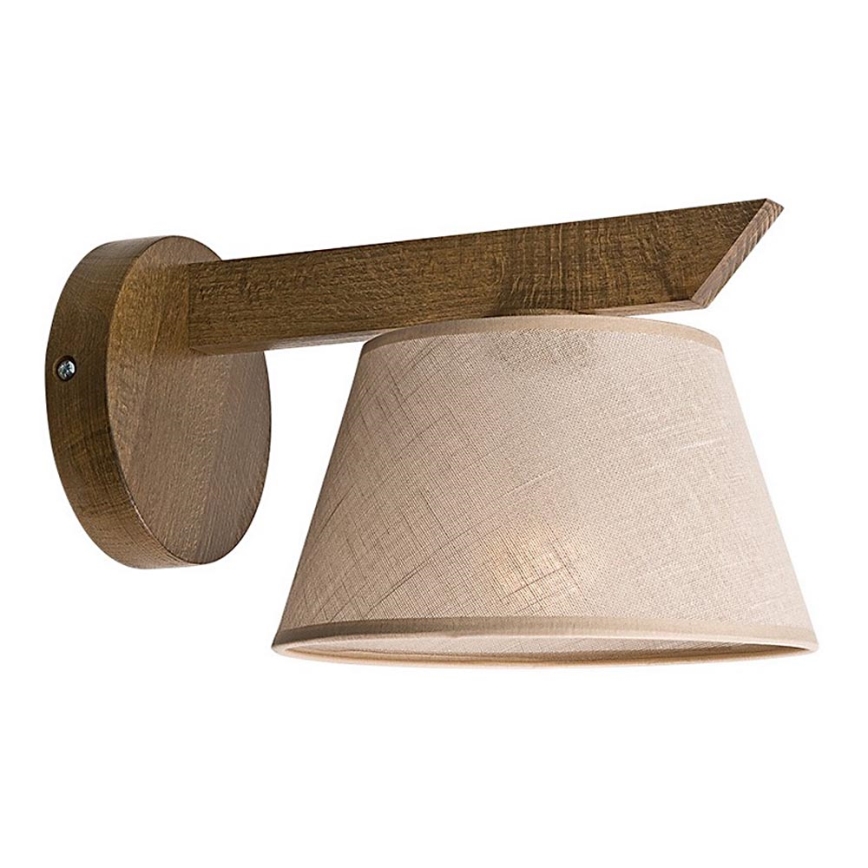 Luminária de parede ANTONIO 1xE14/40W/230V faia