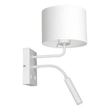 Luminária de parede ARDEN 1xE27/60W+1xG9/8W/230V branca