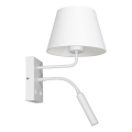 Luminária de parede ARDEN 1xE27/60W+1xG9/8W/230V branca