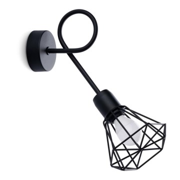 Luminária de parede ARTEMIS 1xE14/40W/230V preta