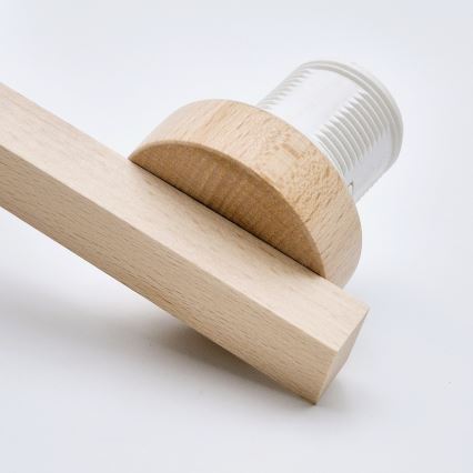 Luminária de parede ELLIE 1xE27/60W/230V faia