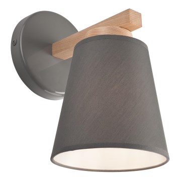 Luminária de parede ELLIE 1xE27/60W/230V faia