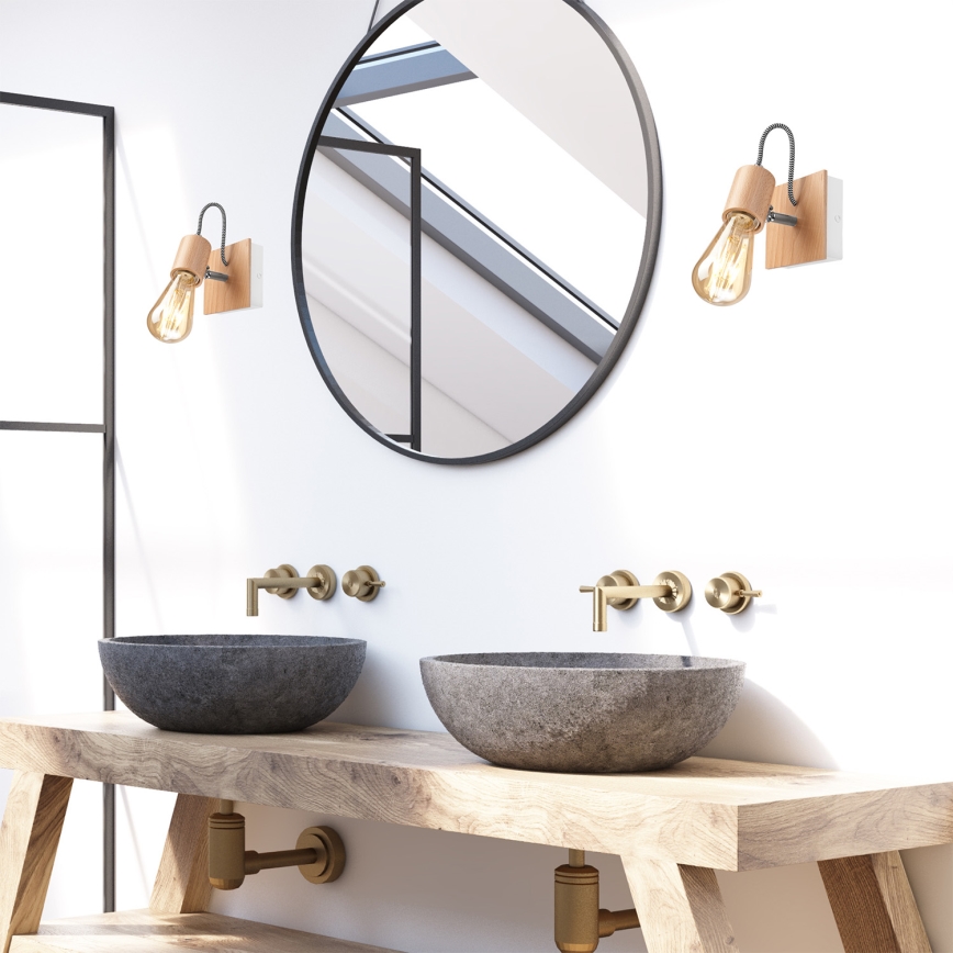 Applique de parede GUSTAVO 1xE27/60W/230V faia