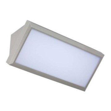 Luminária de parede LED exterior LED/12W/230V 6400K IP65 cinza
