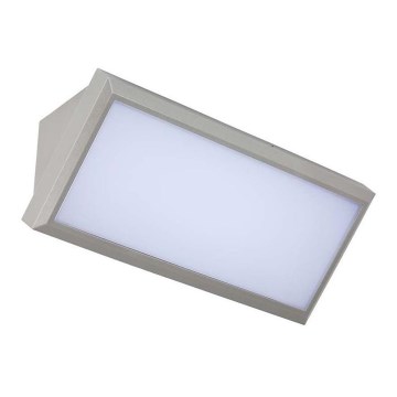 Luminária de parede LED exterior LED/20W/230V 4000K IP65 cinza
