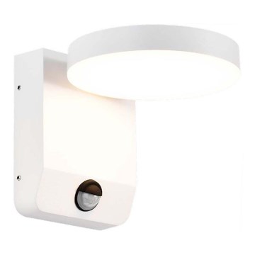 Luminária de parede LED flexível para exterior com sensor LED/17W/230V IP65 3000K branco