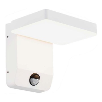 Luminária de parede LED flexível para exterior com sensor LED/17W/230V IP65 4000K branco