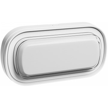 Luminária de parede LED para banheiro PASTILO LED/10W/230V 2700/4000/6000K IK10 IP54 branca oval