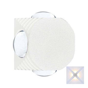 Luminária de parede LED para exterior LED/4W/230V 4000K IP54 branca