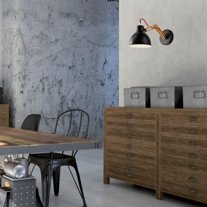 Luminária de parede MARCELLO 1xE27/60W/230V faia