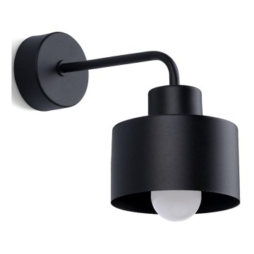 Luminária de parede SAVAR 1xE27/60W/230V preta