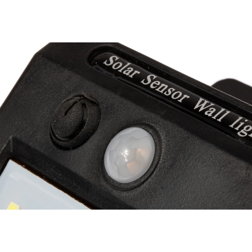 Luminária de parede solar LED com sensor LED/0,55W/3,7V 1200 mAh IP65