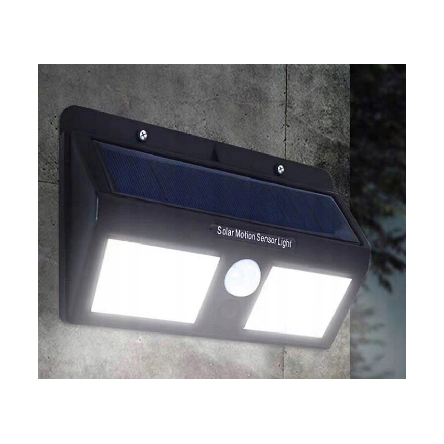 Luminária de parede solar LED com sensor LED/1,2W/3,7V 1200 mAh IP44