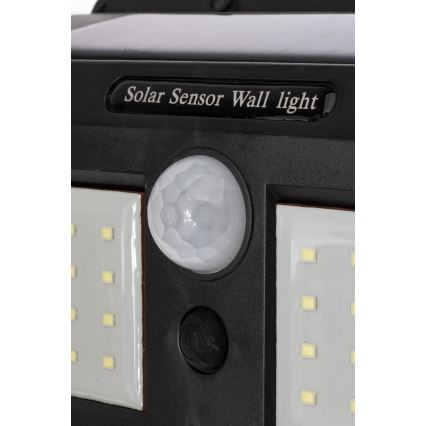 Luminária de parede solar LED com sensor LED/1,2W/3,7V 1200 mAh IP44
