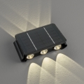 Luminária de parede solar LED com sensor LED/2W/5V IP54 1300 mAh