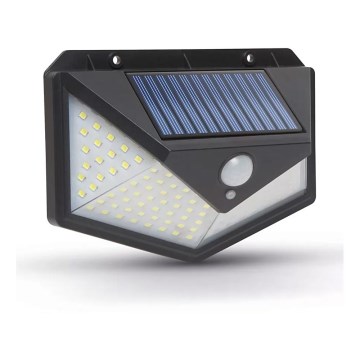 Luminária de parede solar LED com sensor LED/5W/5,5V IP65 1200 mAh