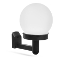 Luminária de Parede Solar LED LED/1,2V 40mAh IP44 preta