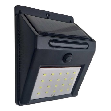 Luminária de parede solar LED LED/3W/3,7V 1200 mAh IP44