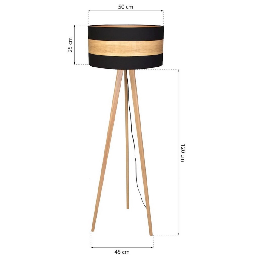 Luminária de piso TERRA 1xE27/60W/230V